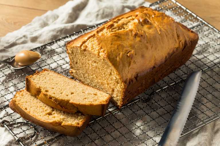 Keto Low Carb Peanut Butter Bread Loaf